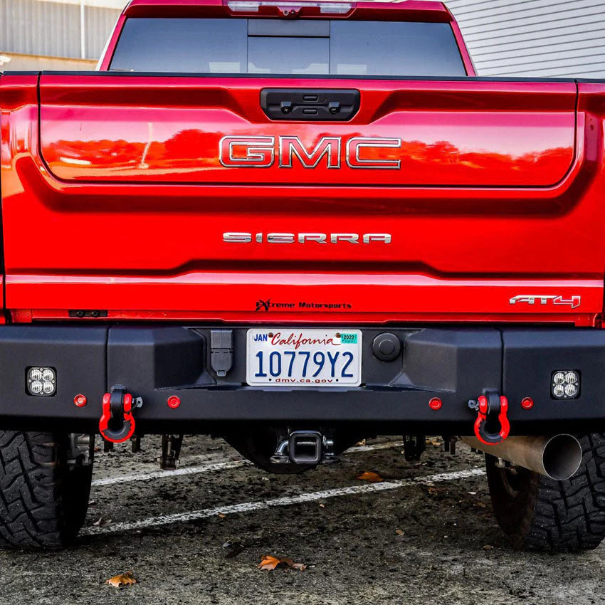 2020-2025 GMC SIERRA 2500/3500 ATTITUDE REAR BUMPER Front View