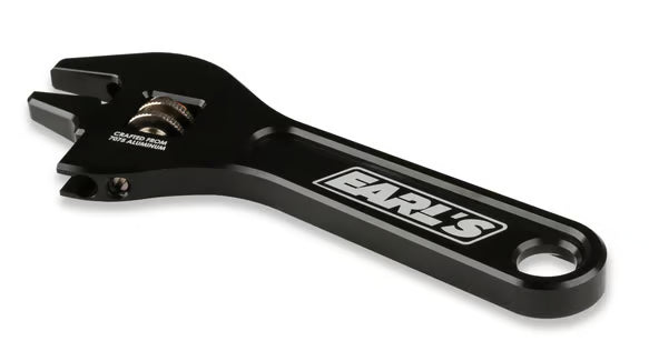 Earl's Aluminum Mini Adjustable AN Wrench - Fits -3 to -8 AN Sizes