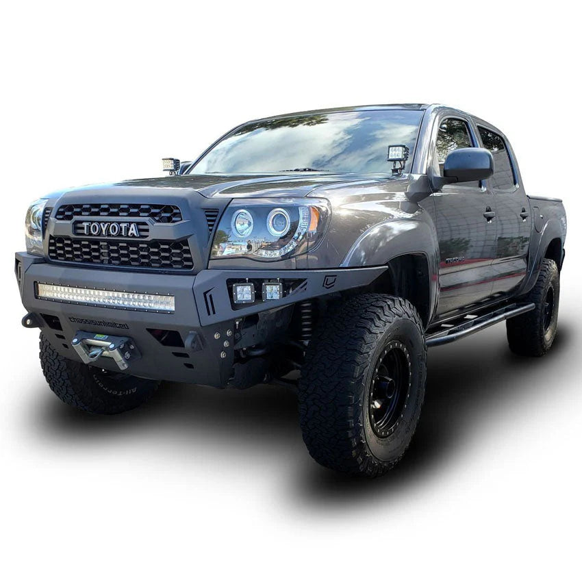 2005-2011 TOYOTA TACOMA OCTANE FRONT WINCH BUMPER Front View