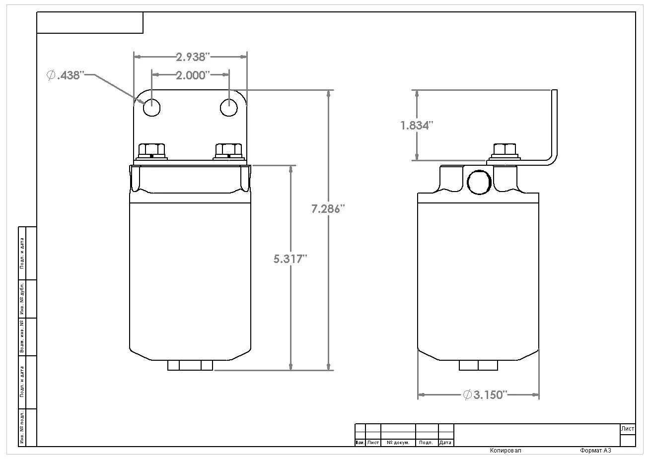 100 Micron Elements - A3000 & Canister