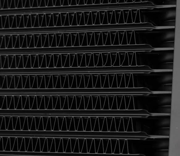 Earl's UltraPro Oil Cooler - 13 Rows - Extra-Wide Cooler Front View Black