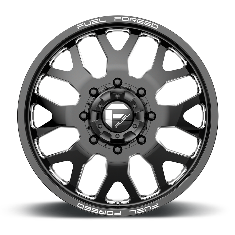 Fuel Wheels | FF19D DUALLY | GLOSS BLACK MILLED
