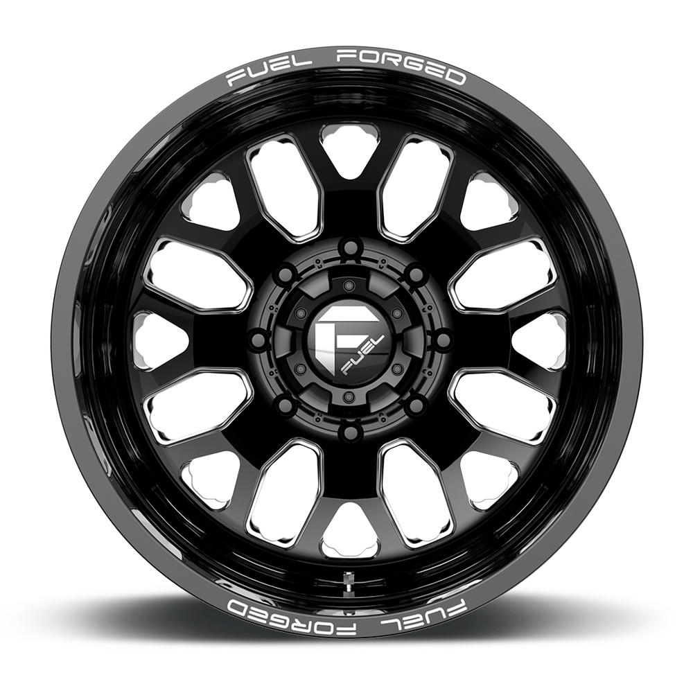 Fuel Wheels | FF19D | GLOSS BLACK MILLED