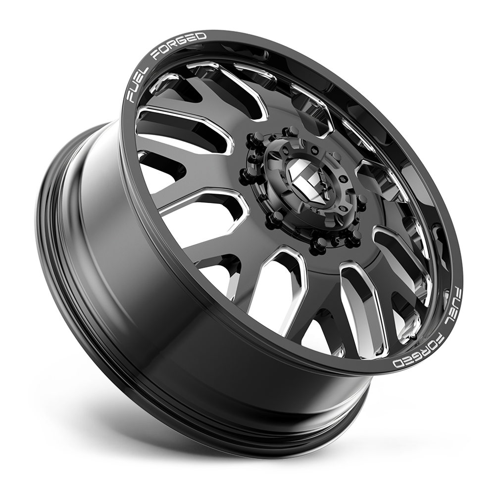 Fuel Wheels | FF19D DUALLY | GLOSS BLACK MILLED