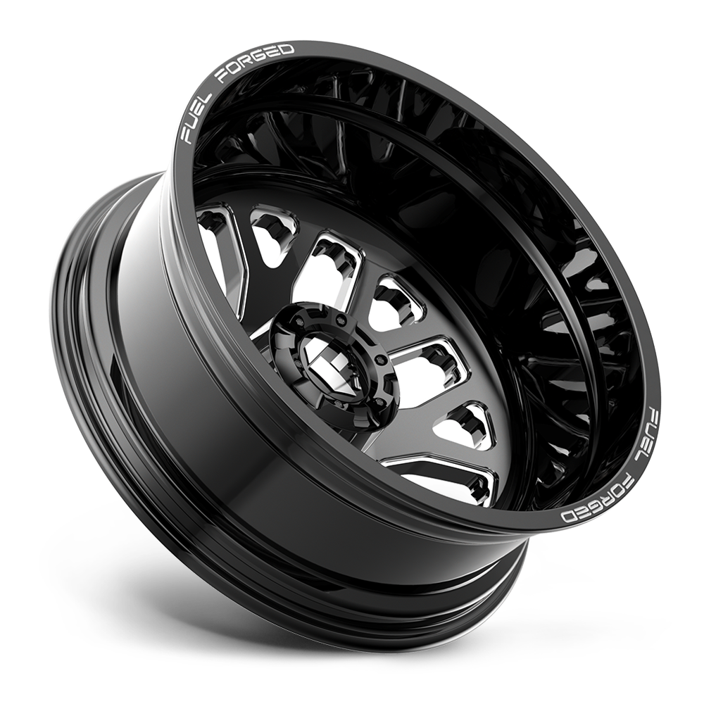 Fuel Wheels | FF19D | GLOSS BLACK MILLED