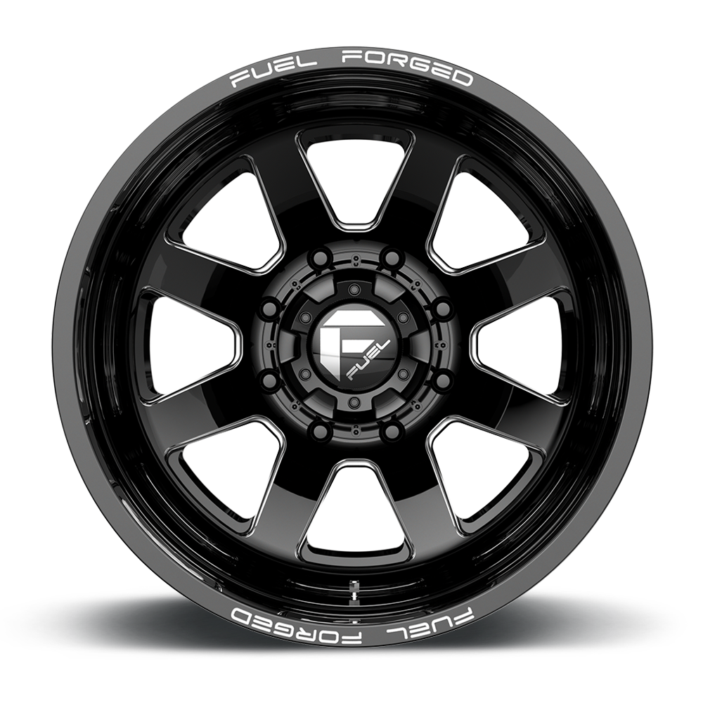 Fuel Wheels | FF09D DUALLY | MATTE BLACK MILLED