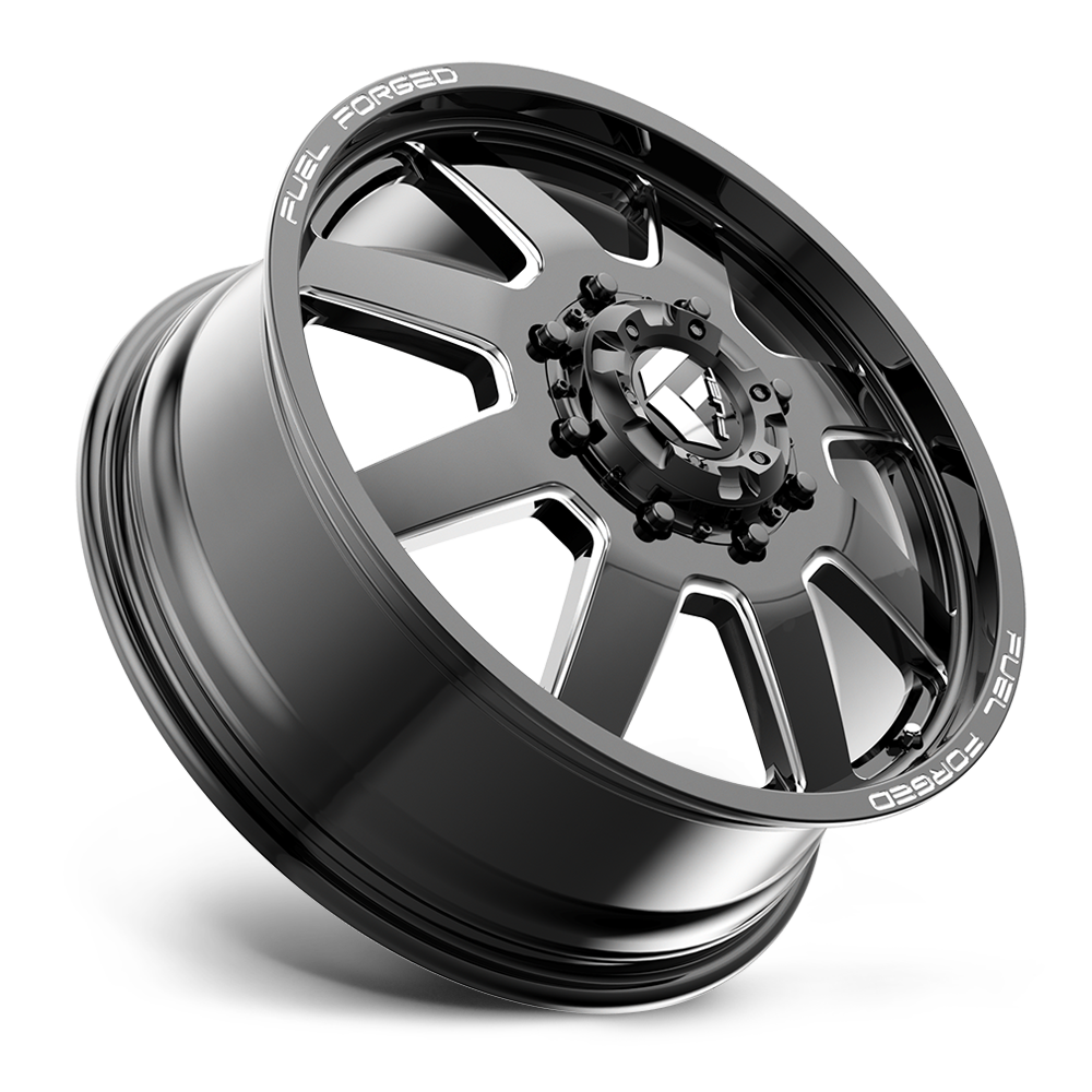 Fuel Wheels | FF09D | MATTE BLACK MILLED