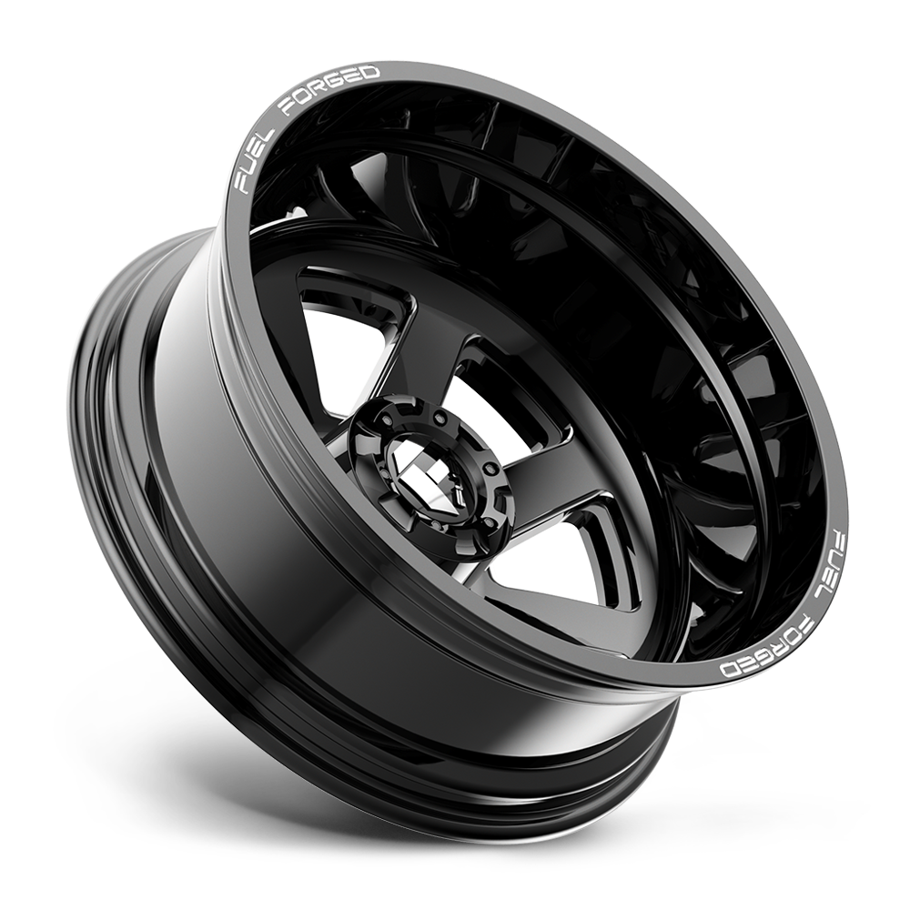 Fuel Wheels | FF09D DUALLY | MATTE BLACK MILLED