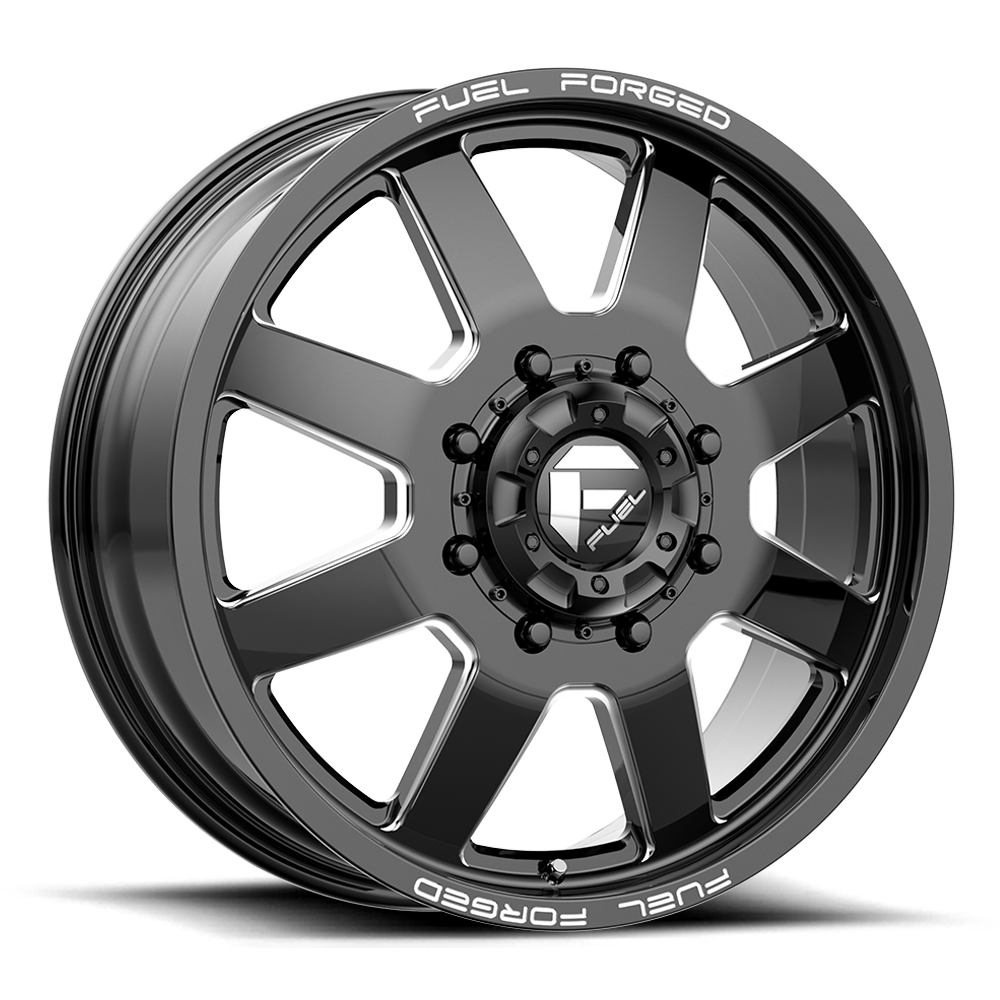 Fuel Wheels | FF09D | MATTE BLACK MILLED