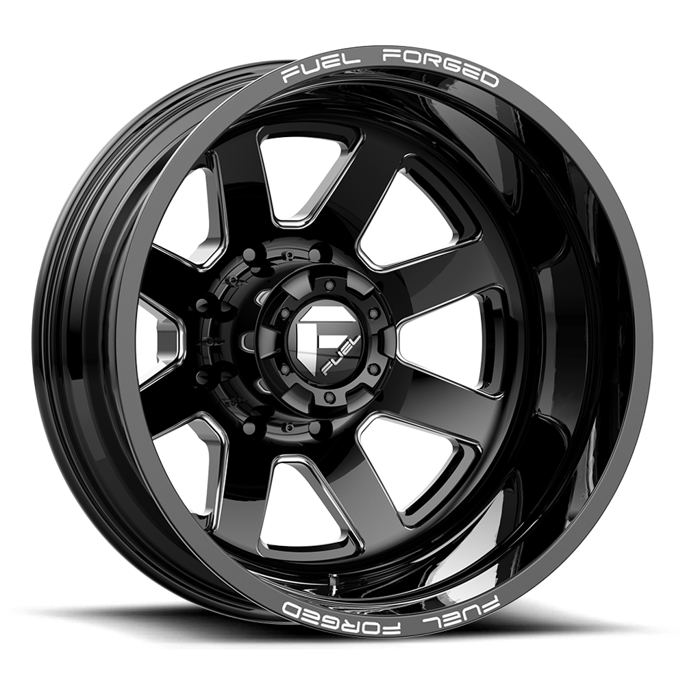 Fuel Wheels | FF09D DUALLY | MATTE BLACK MILLED