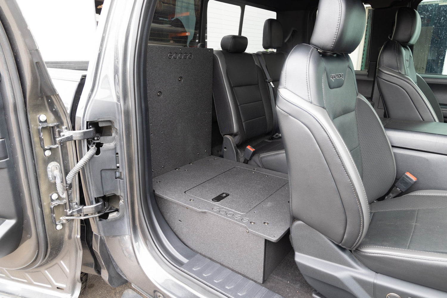 Ford Super Duty F250-F550 2017-Present 4th Gen. Super Cab - Second Row Seat Delete Plate System