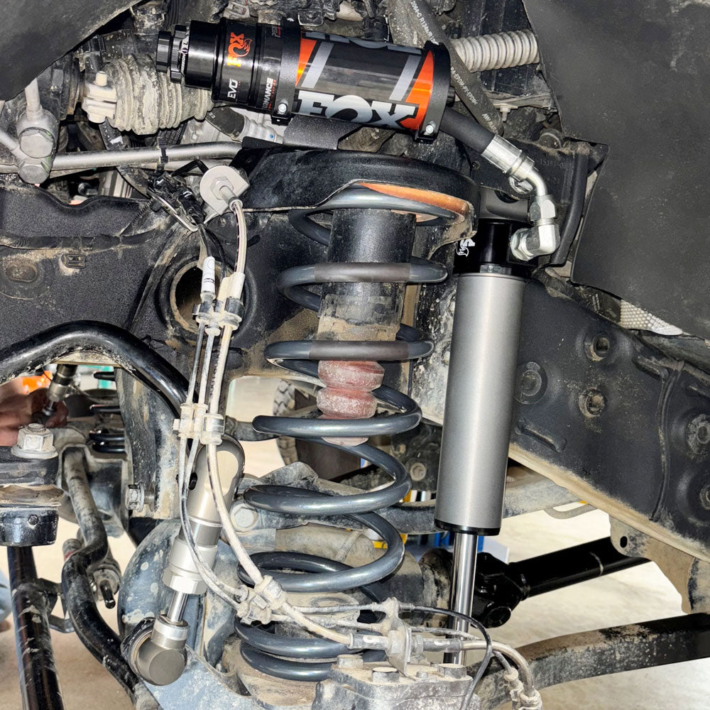 FRONT Fox Performance Elite Series 2.5 DSC EVO Reservoir Shocks for INEOS Grenadier