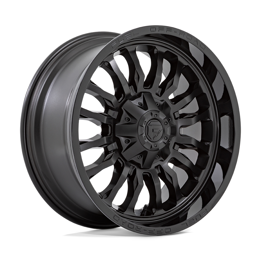 Fuel Wheels | ARC | Matte Black W/ Gloss Black Lip
