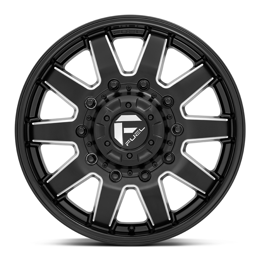 Fuel Wheels | MAVERICK DUALLY | MATTE BLACK MILLED