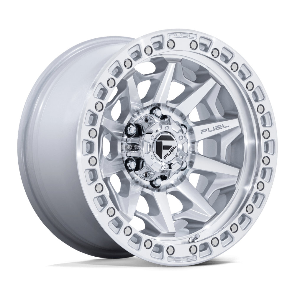 Fuel Wheels | COVERT | SILVER W/ MACHINED FACE