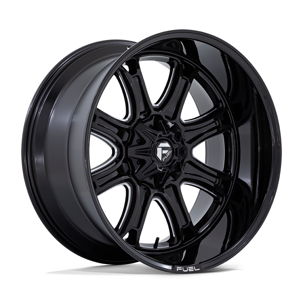 Fuel Wheels | DARKSTAR | GLOSS BLACK MILLED
