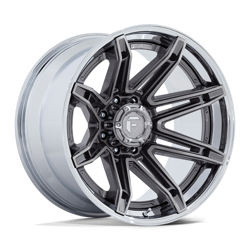Fuel Wheels | BRAWL | PLATINUM W/ CHROME LIP