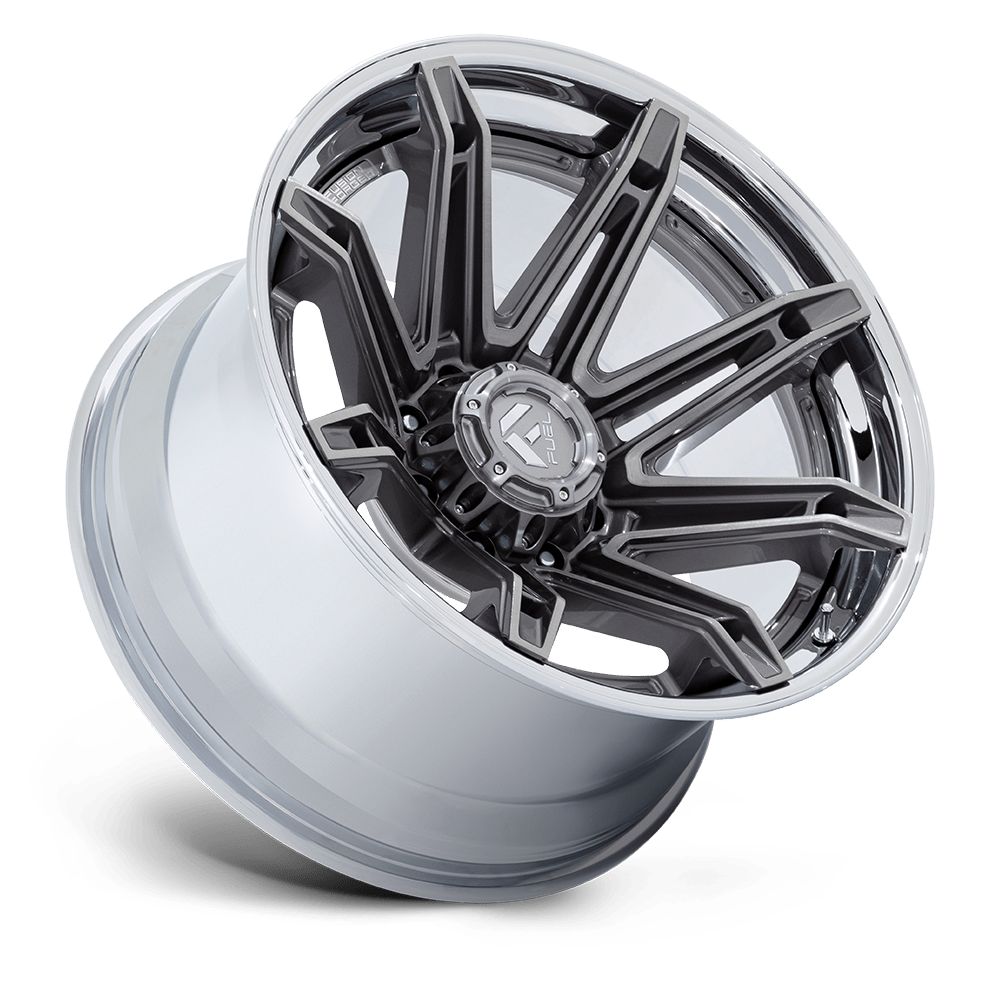 Fuel Wheels | BRAWL | PLATINUM W/ CHROME LIP