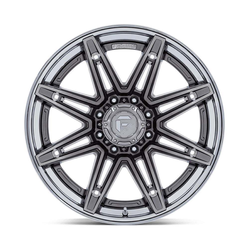 Fuel Wheels | BRAWL | PLATINUM W/ CHROME LIP