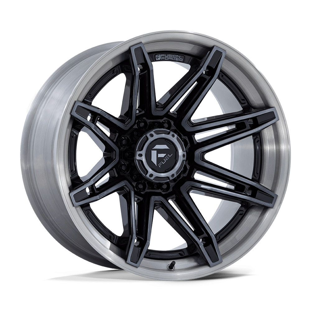 Fuel Wheels | BRAWL | GLOSS BLACK BRUSHED DARK TINT