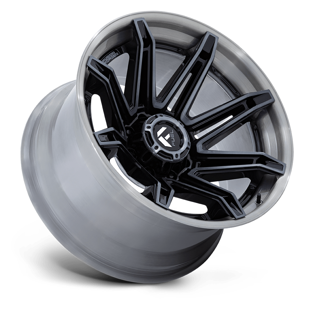Fuel Wheels | BRAWL | GLOSS BLACK BRUSHED DARK TINT