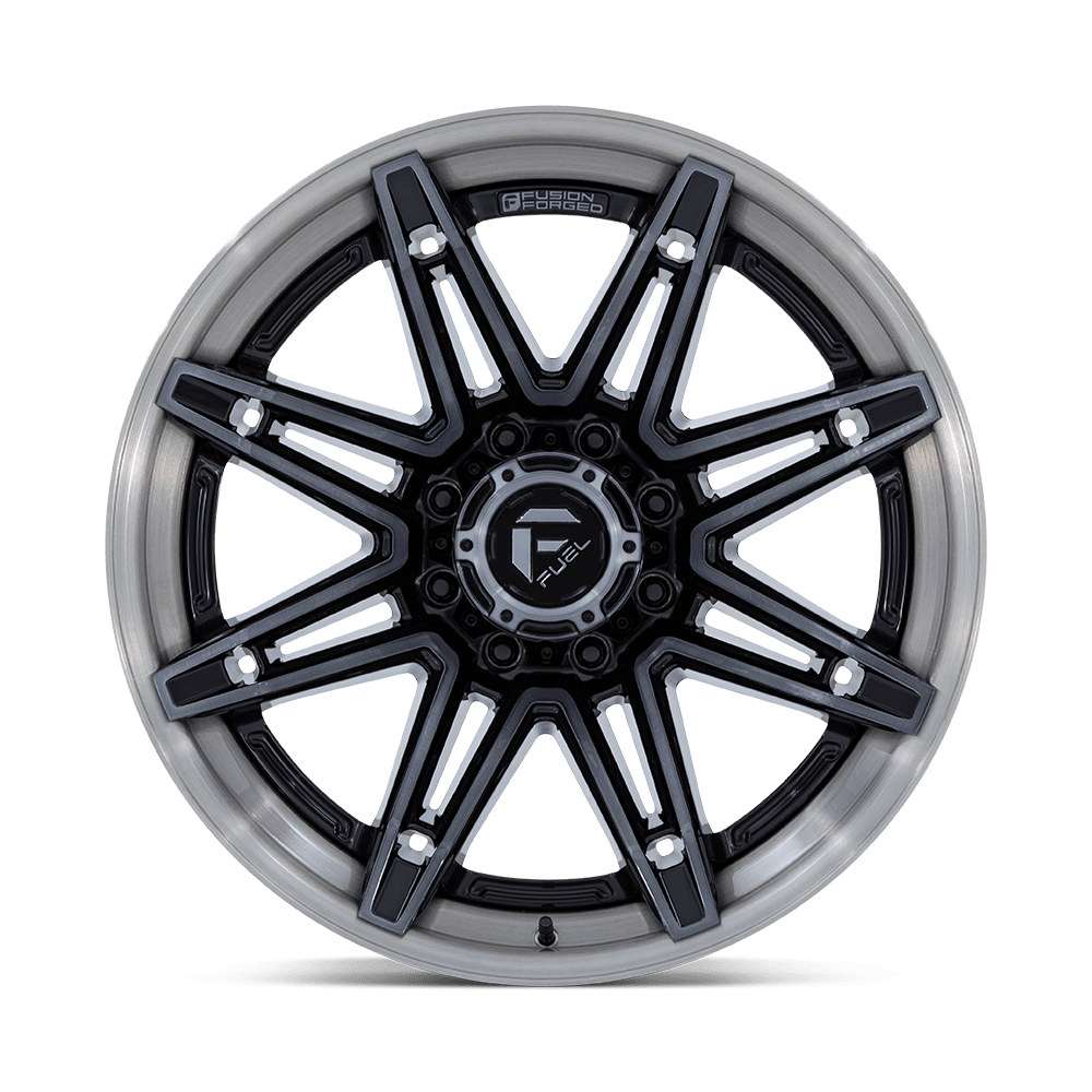 Fuel Wheels | BRAWL | GLOSS BLACK BRUSHED DARK TINT