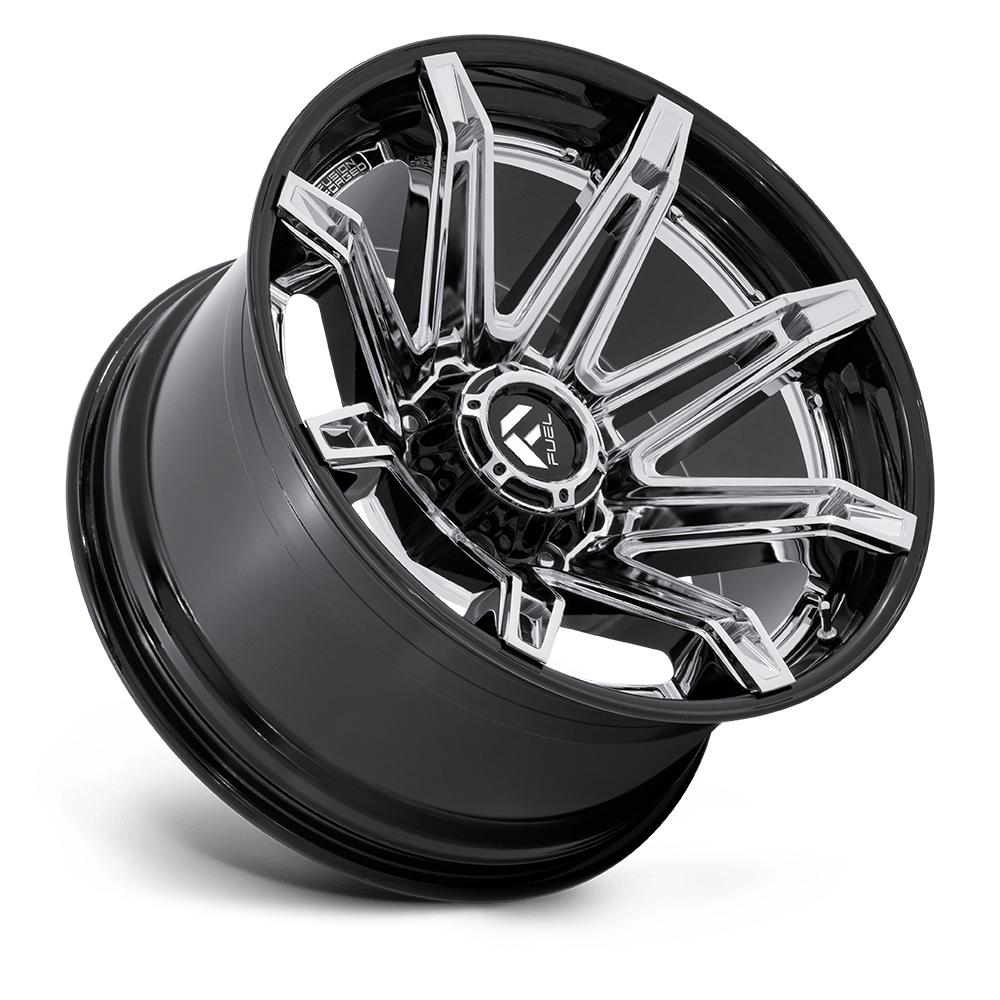 Fuel Wheels | BRAWL | CHROME W/GLOSS BLACK LIP