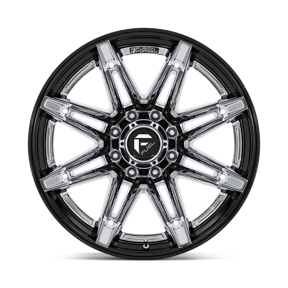 Fuel Wheels | BRAWL | CHROME W/GLOSS BLACK LIP