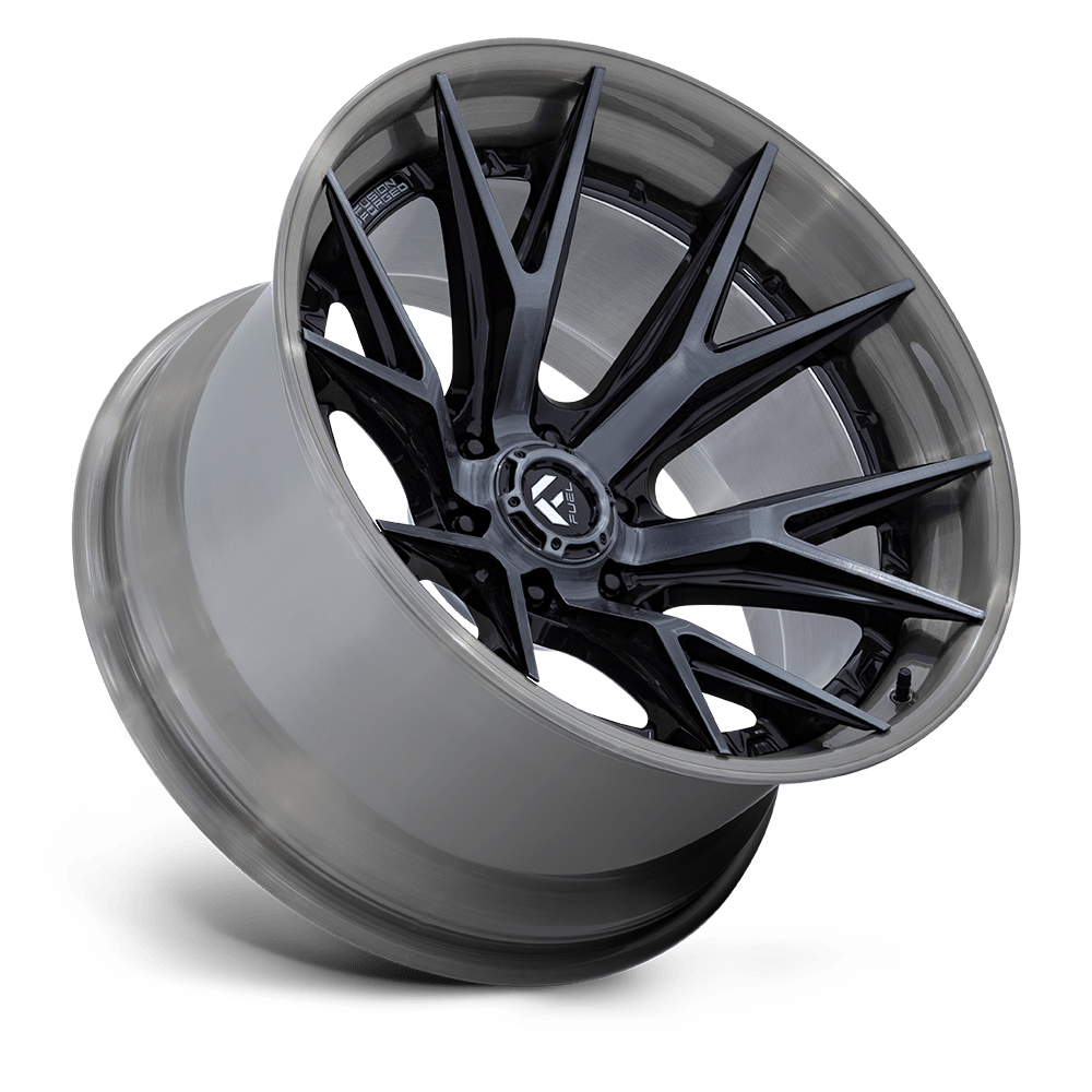Fuel Wheels | CATALYST | GLOSS BLACK BRUSHED DARK TINT
