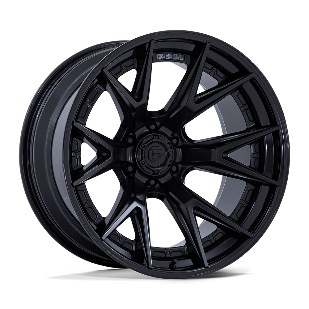 Fuel Wheels | CATALYST | MATTE BLACK W/ GLOSS BLACK LIP