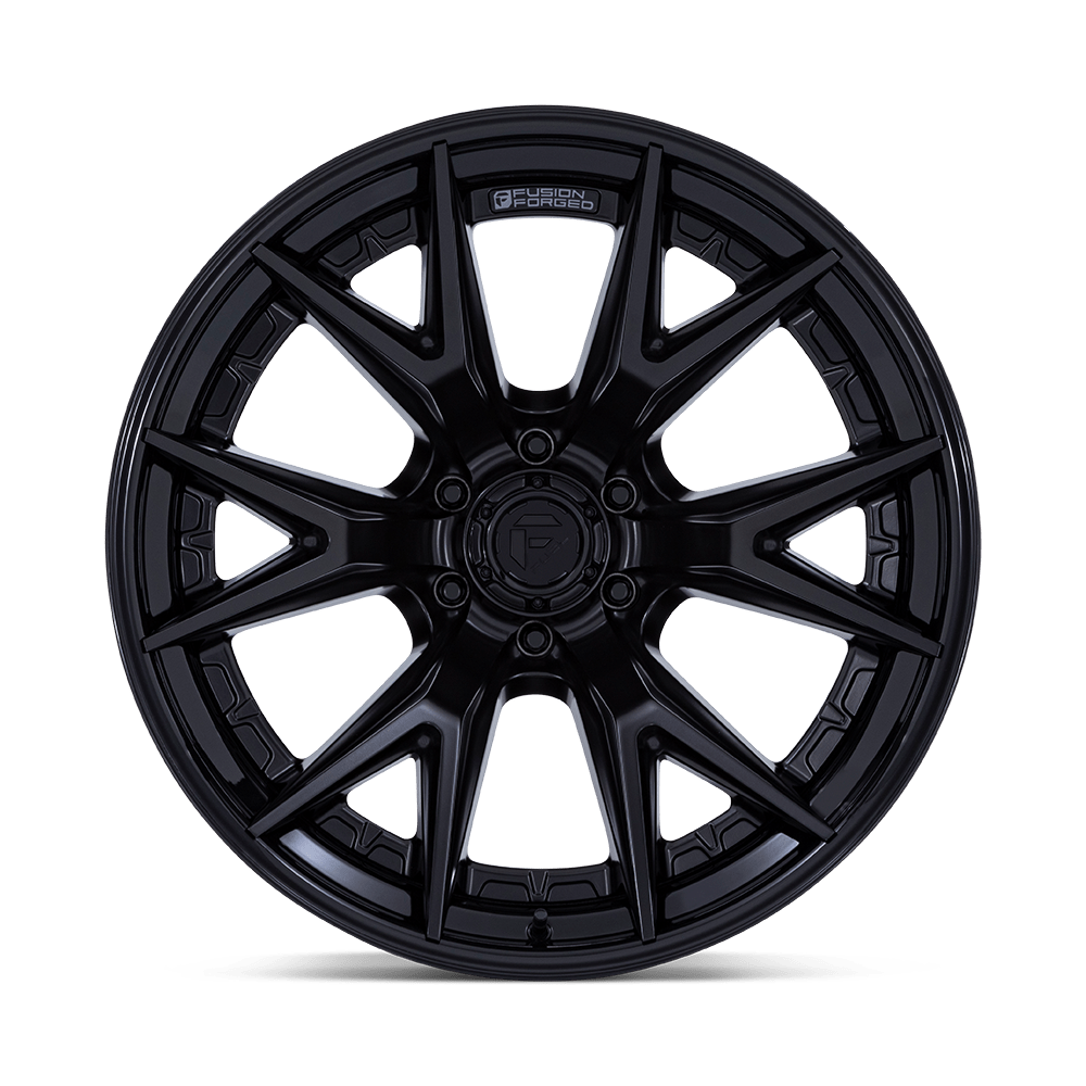 Fuel Wheels | CATALYST | MATTE BLACK W/ GLOSS BLACK LIP