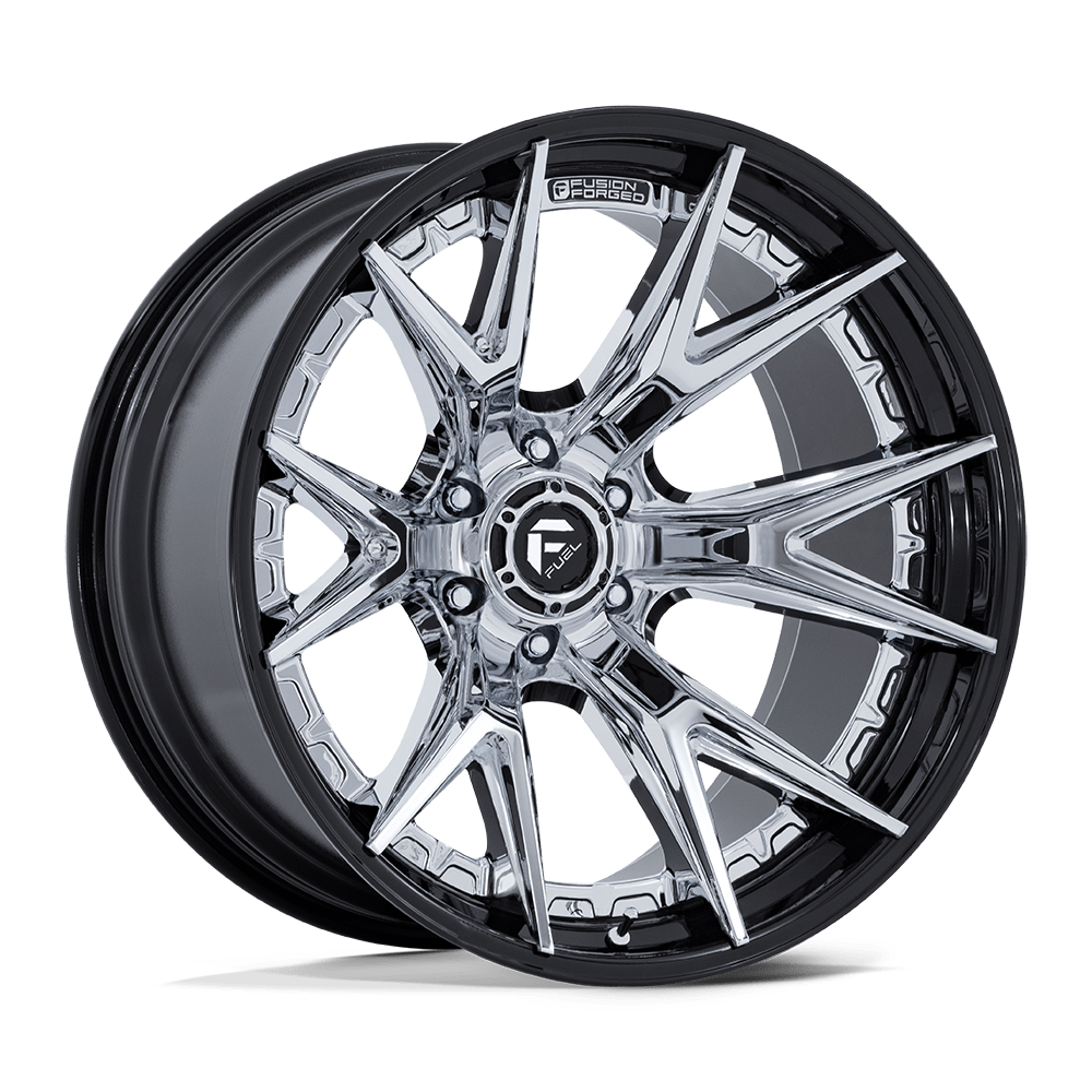 Fuel Wheels | CATALYST | CHROME W/ GLOSS BLACK LIP