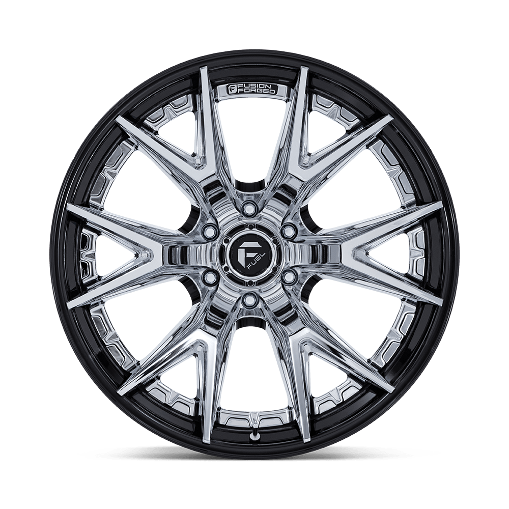 Fuel Wheels | CATALYST | CHROME W/ GLOSS BLACK LIP