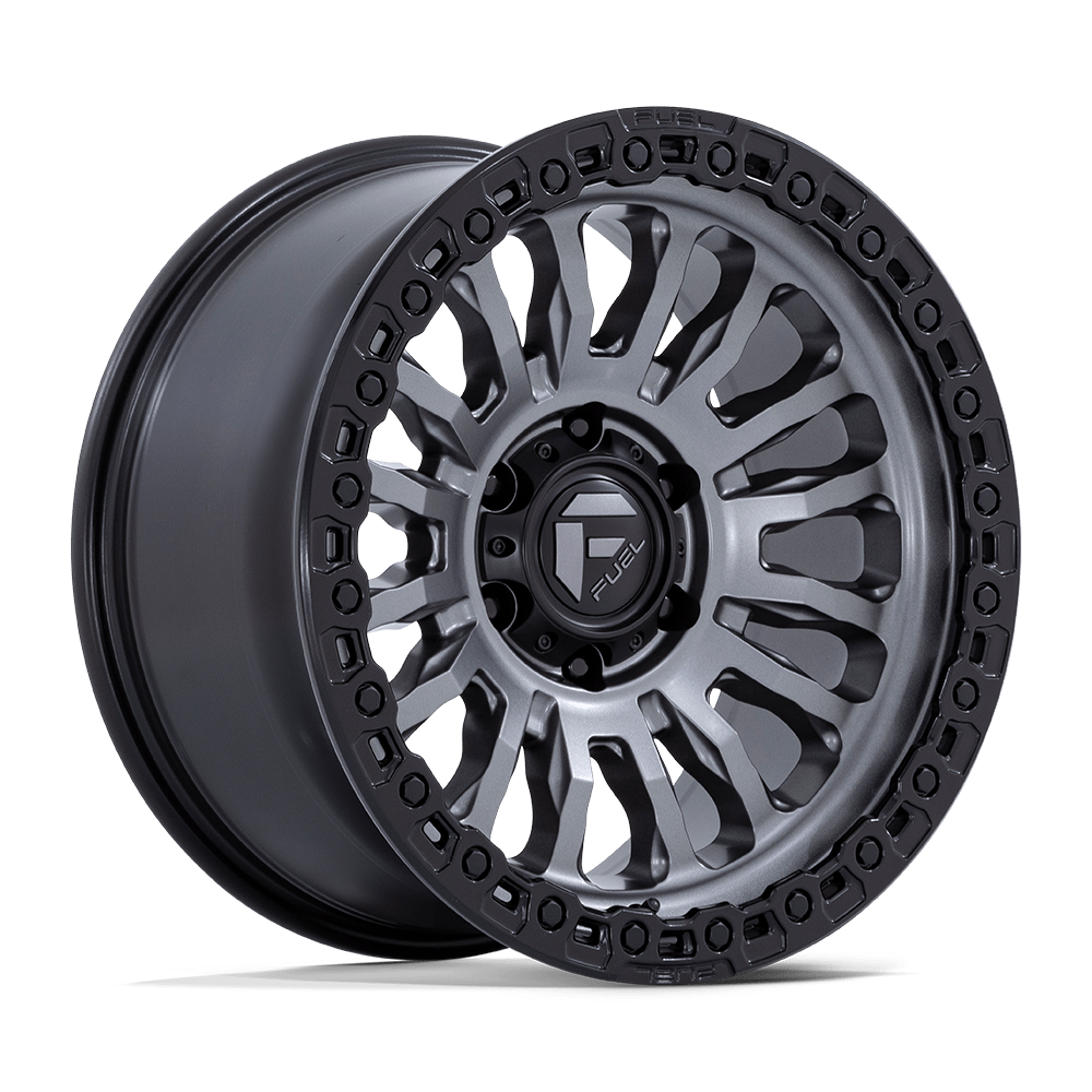 Fuel Wheels | RINCON | MATTE GUNMETAL W/ M-BLACK LIP