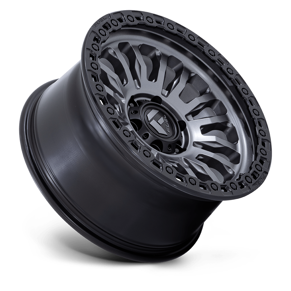 Fuel Wheels | RINCON | MATTE GUNMETAL W/ M-BLACK LIP