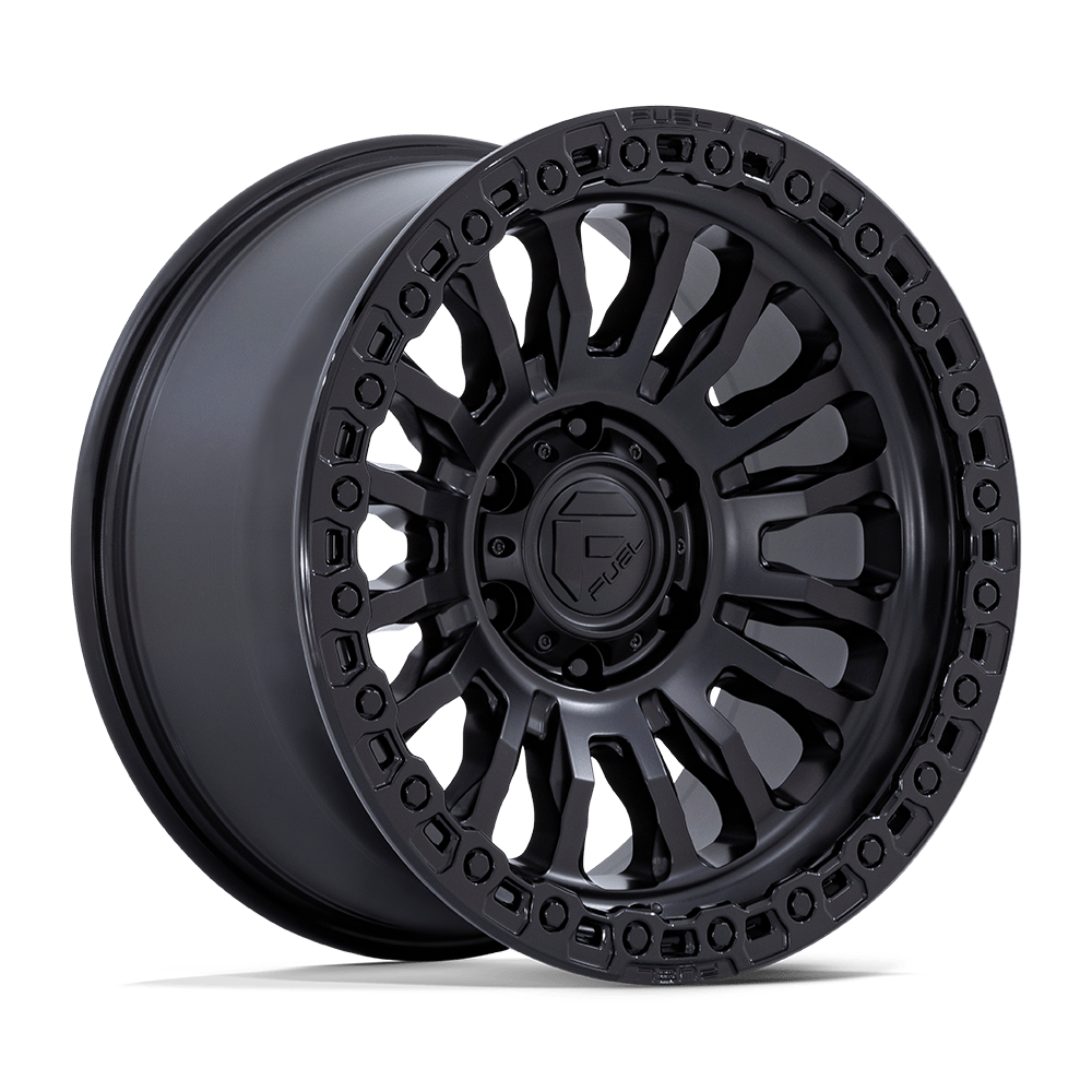 Fuel Wheels | RINCON | MATTE BLACK W/ GLOSS BLACK LIP