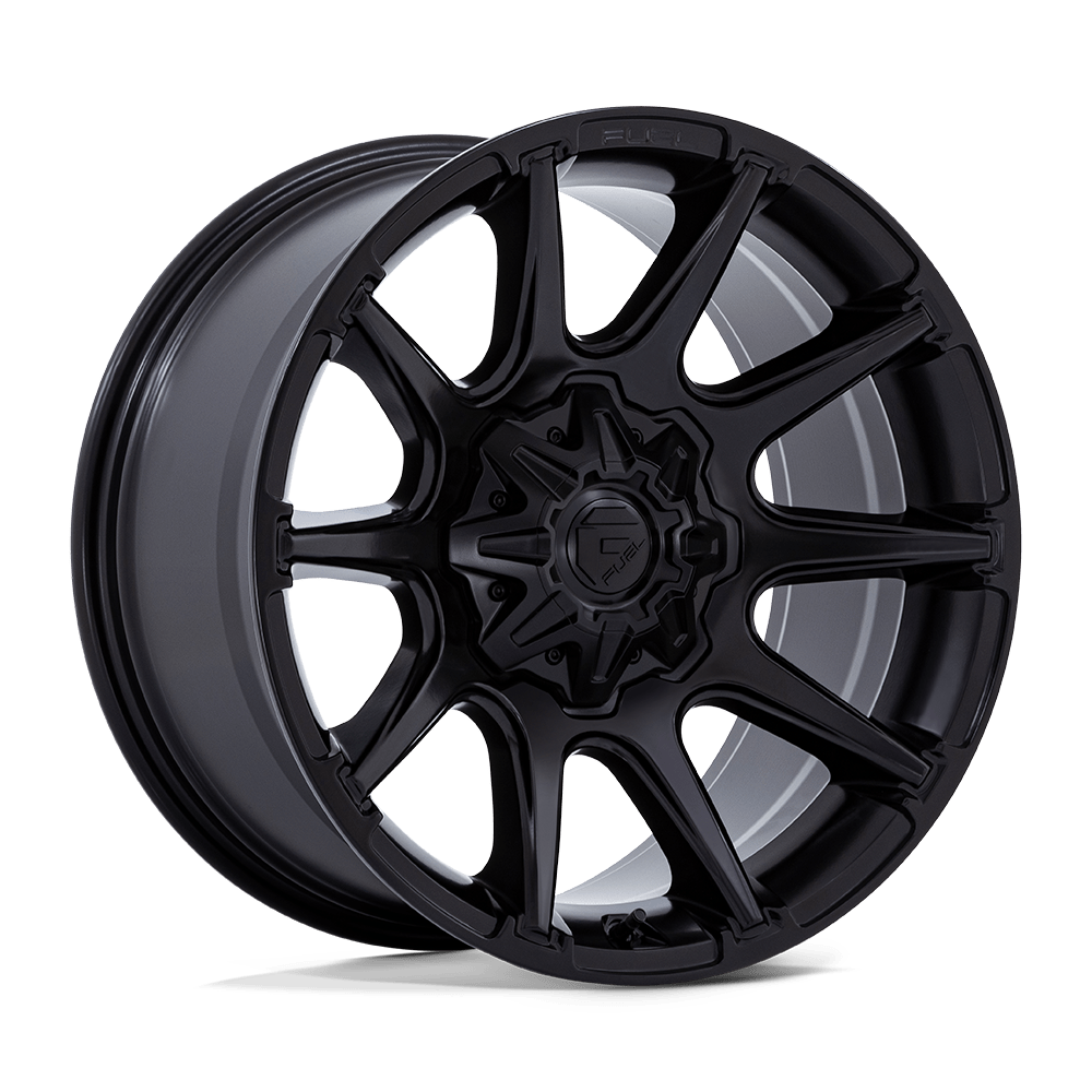 Fuel Wheels | SUPER C Front View Black