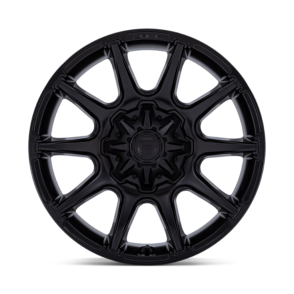 Fuel Wheels | SUPER C Front View Black
