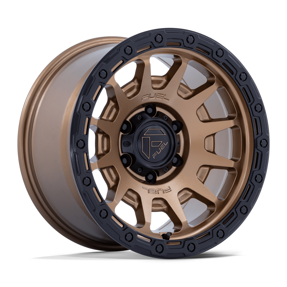 Fuel Wheels | FORTRESS | MATTE BRONZE W GLOSS BLACK LIP