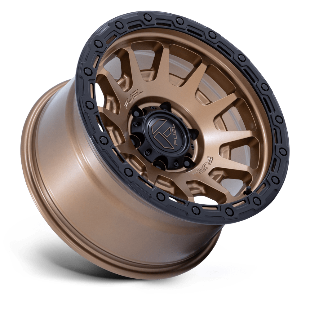 Fuel Wheels | FORTRESS | MATTE BRONZE W GLOSS BLACK LIP