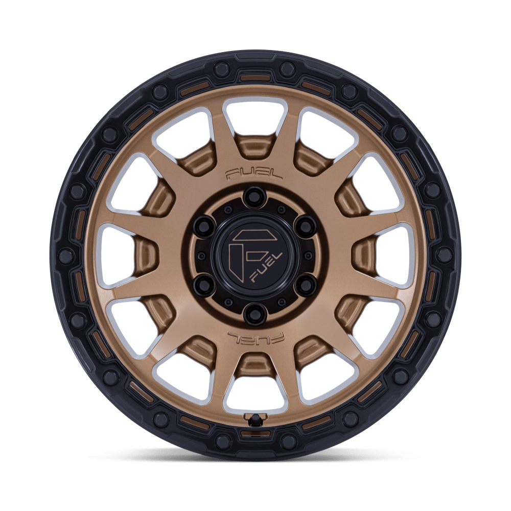 Fuel Wheels | FORTRESS | MATTE BRONZE W GLOSS BLACK LIP