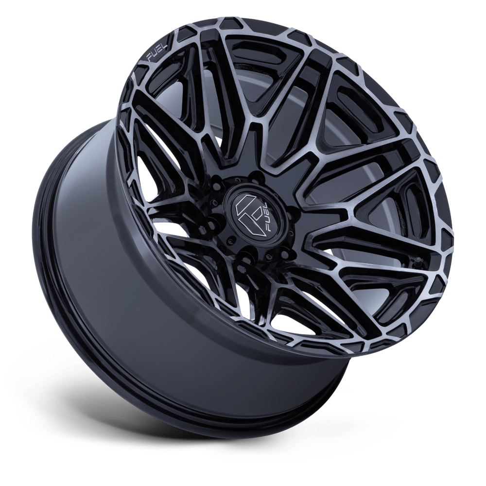 Fuel Wheels | INJECTOR | GLOSS BLACK MACHINED-FC W/ DDT