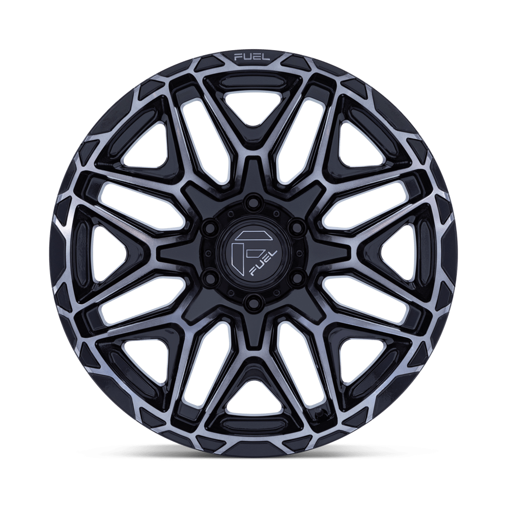 Fuel Wheels | INJECTOR | GLOSS BLACK MACHINED-FC W/ DDT