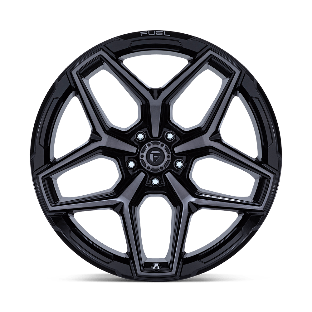 Fuel Wheels | FLUX | GLOSS BLACK BRUSH FC GRAY DDDT