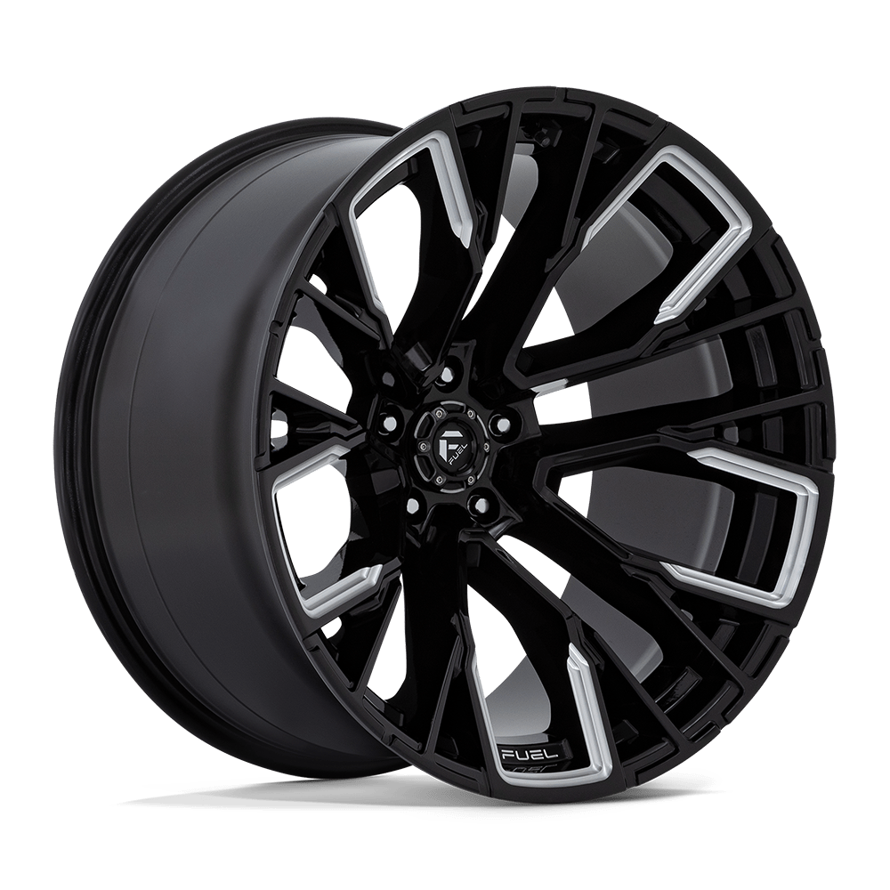 Fuel Wheels | REBAR | GLOSS BLACK MILLED