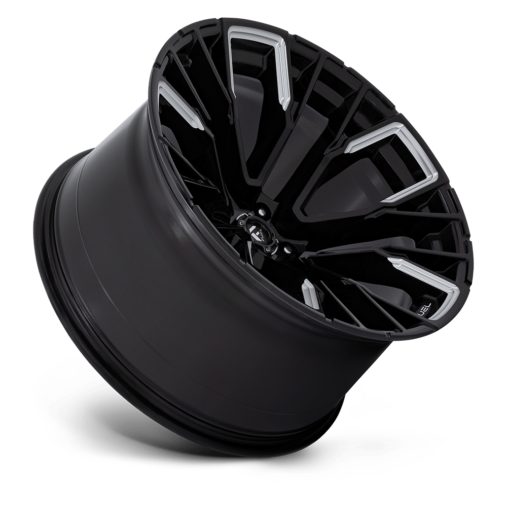 Fuel Wheels | REBAR | GLOSS BLACK MILLED