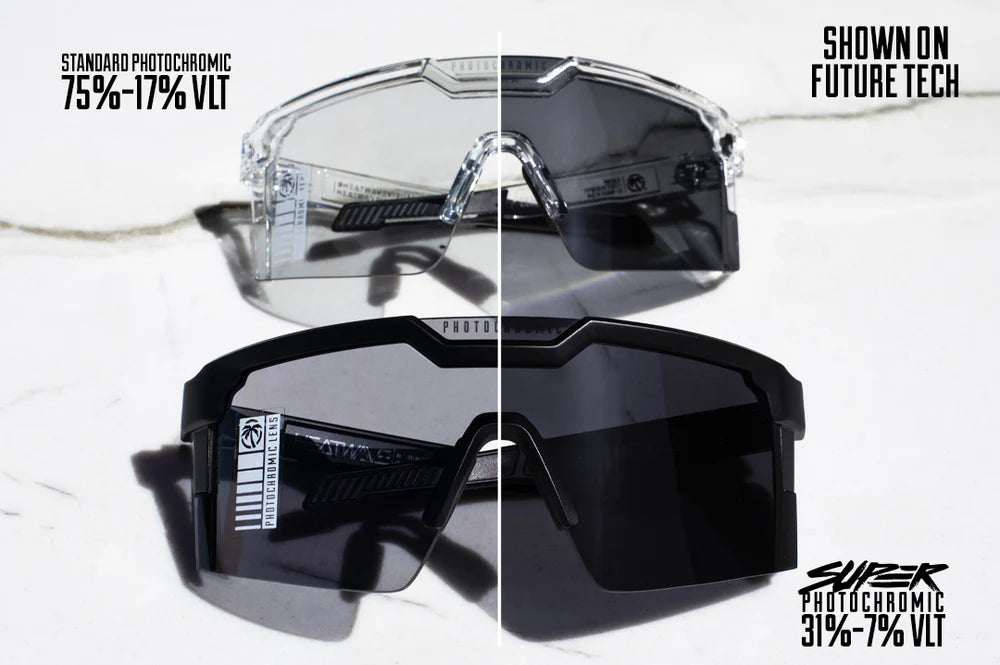 Performance Quatro Sunglasses: SUPER Photochromic Lens Z87+ | Black Frame
