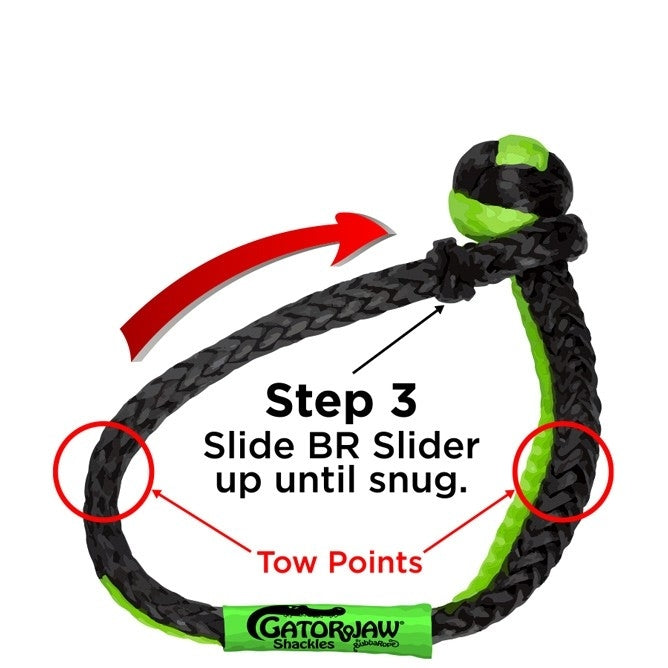7/16″ Patriot Gator-Jaw PRO Synthetic Soft Shackle