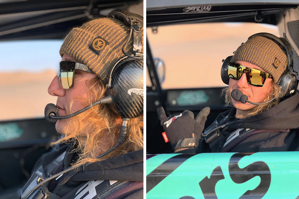 Quatro | Black Frame - Gold Rush Lens