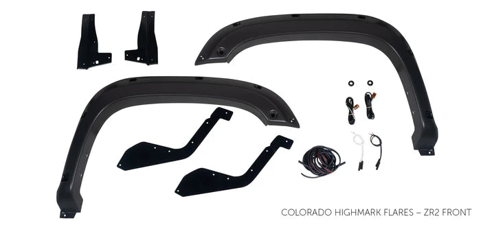 AEV HighMark Fender Flares for 2017-2022 Colorado ZR2 & ZR2 Bison